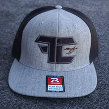 Load image into Gallery viewer, Heather Grey/Black &quot;FC&quot; Flatbrim Snapback - Rise Outdoors Apparel Company 
