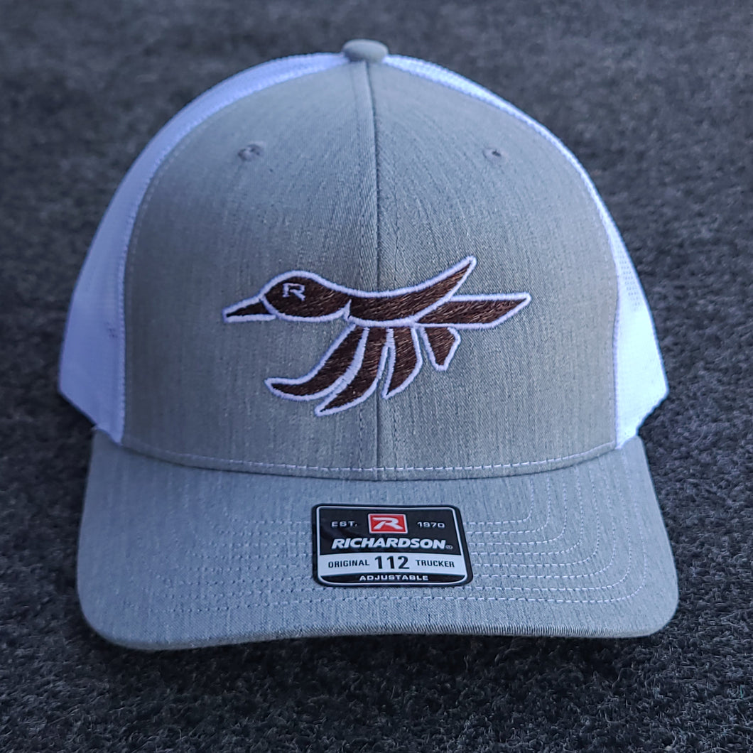 Heather Grey/White OG Trucker - Rise Outdoors Apparel Company 